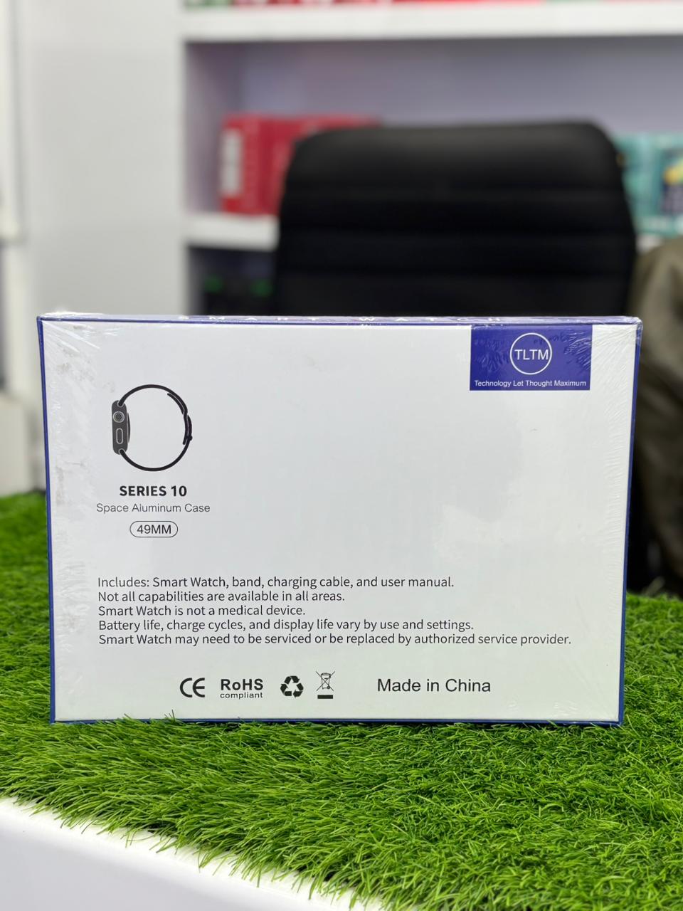 TLTM-M38 Series 10 Smart Watch with AMOLED Display & 7-in-1 Strap Kit