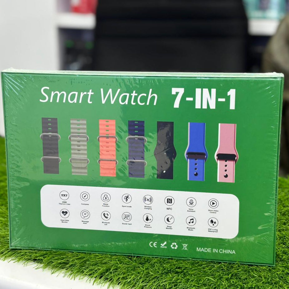 ZT-15 Ultra 7-in-1 Smartwatch Set | 49mm Titanium Case | 7 Designer Straps | Bluetooth Calling & Health Suite