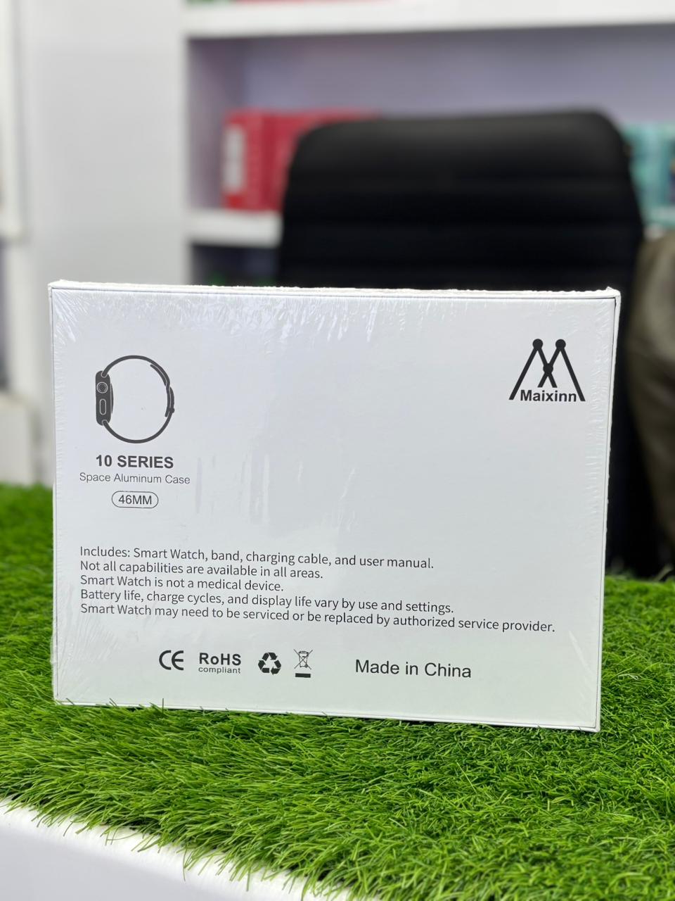 TLTM-M900 10 Series Smart Watch – 2.3" Full Screen AMOLED with Wireless Charging & 7 Designer Bands